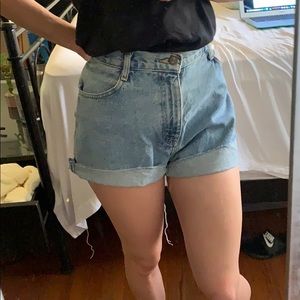 Vintage High waist jean shorts